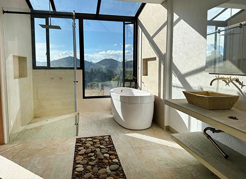 Divisiones de vidrio para baño